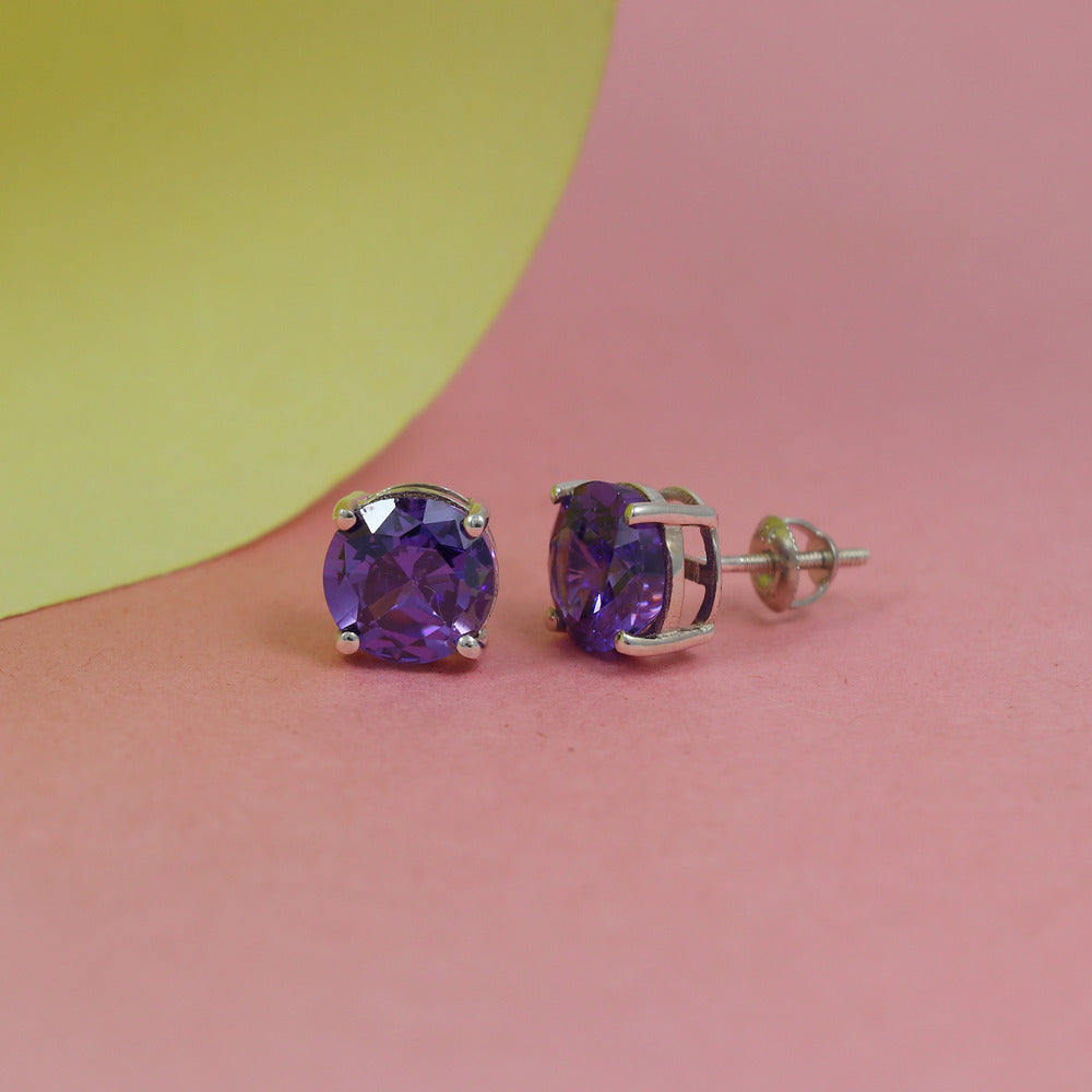 Purple Single studs